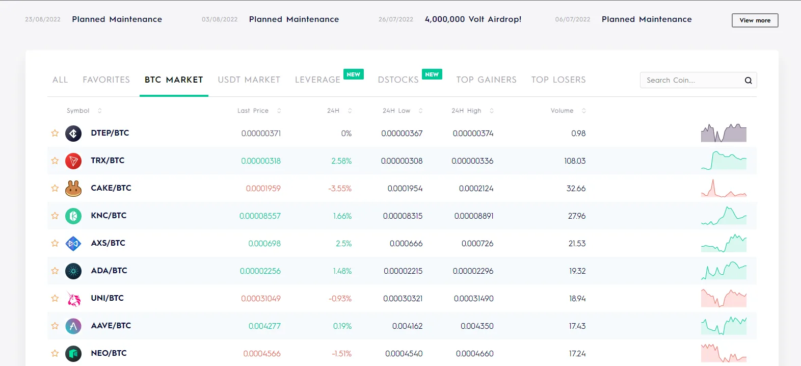 Blockchain Crypto Platform — screen 2