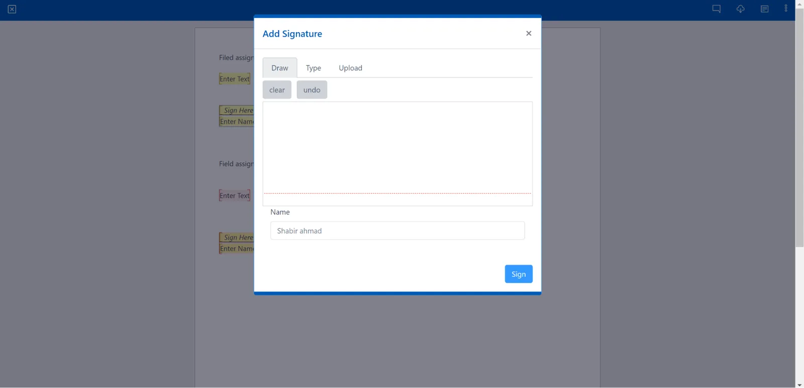 LawHQ eSignature Platform — screen 3