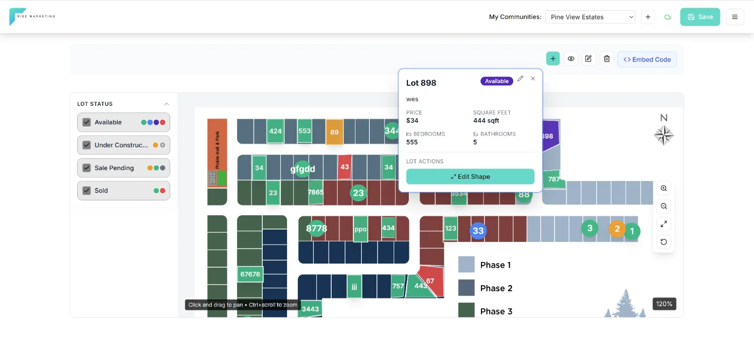 Interactive Real Estate Map Platform — screen 2